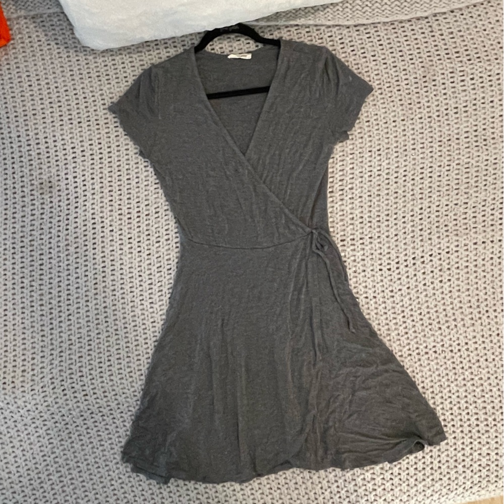 Cute grey A line dress